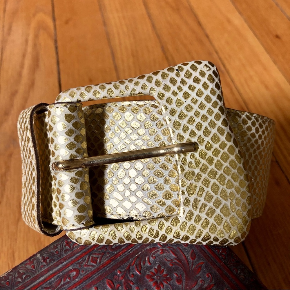 Vintage Italian Leather Belt